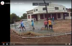 Casting of oversight concrete  - Ghanak Company Limited