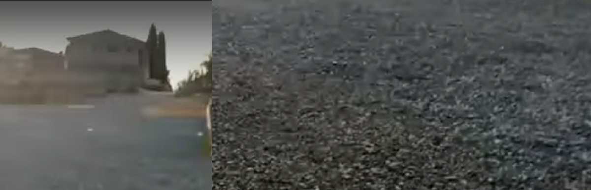 Road to a client\'s residence at Afienya