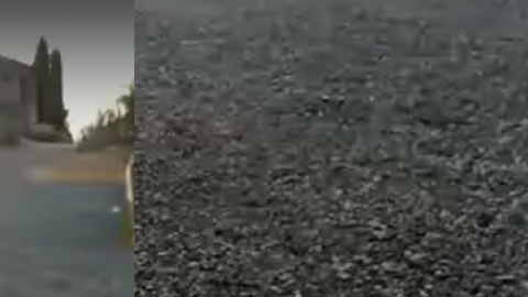 road to a client's residence at afienya