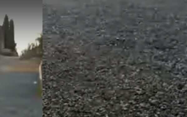 road to a client's residence at afienya